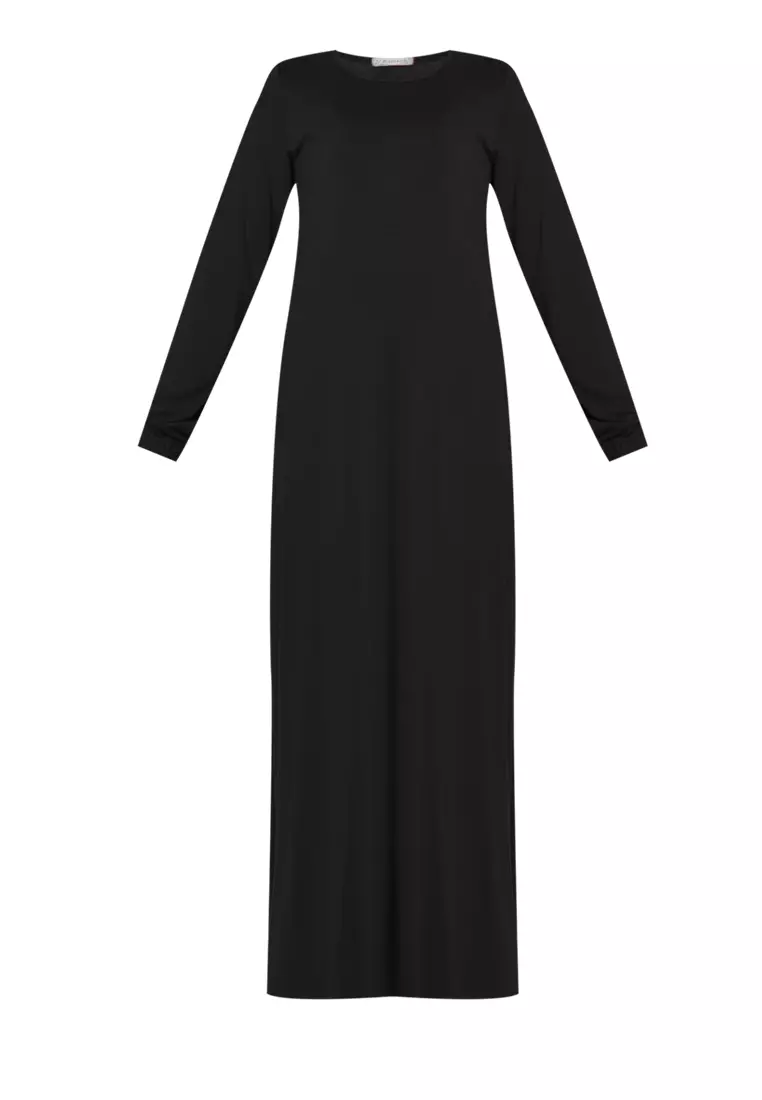 JV Hasanah Manset Gamis Black | Inner Manset Gamis Rayon Adem