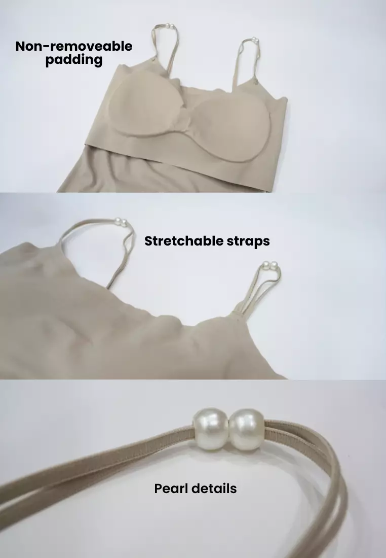 Premium Slyvie Bralette in Taupe