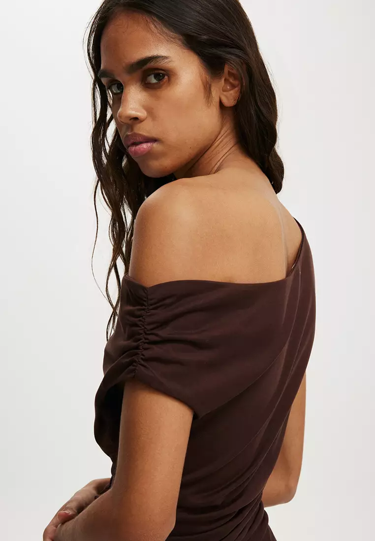 Sandy Asymmetric Mini Dress