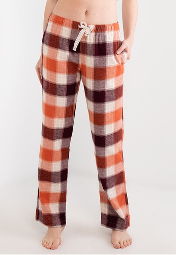 Old Navy orange Matching Printed Flannel Pyjama Pants 92B88AA48788FEGS_1