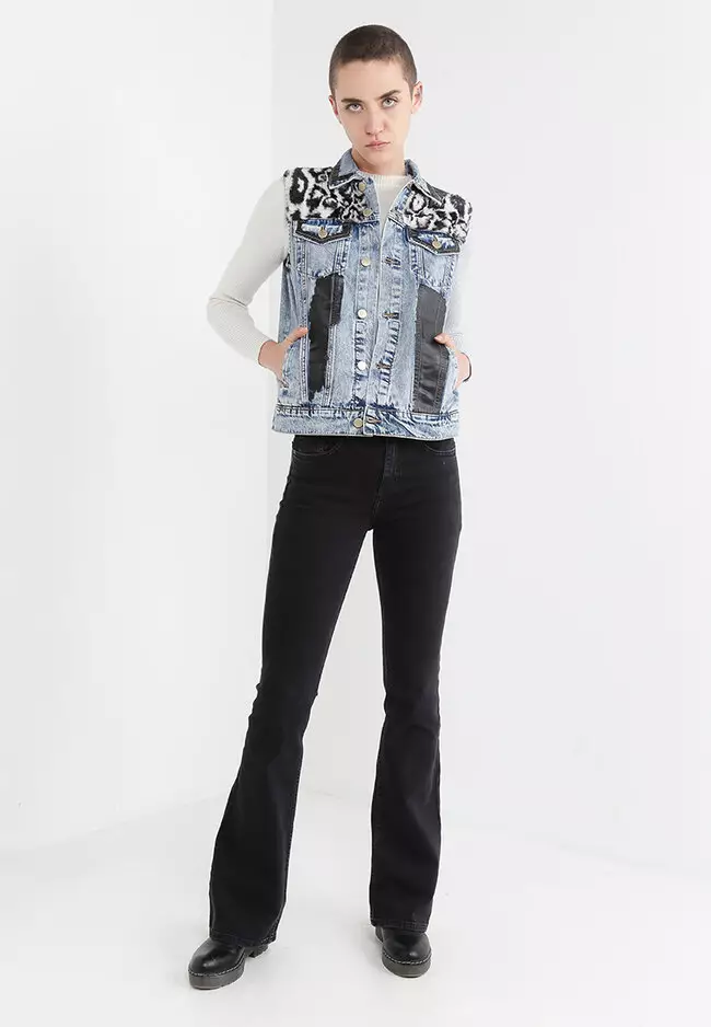 Filadelfia Animal Print Denim Jacket