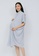 Chantilly grey 2-in-1 Maternity/Nursing Kaftan LGY 845EFAA18C09FBGS_2