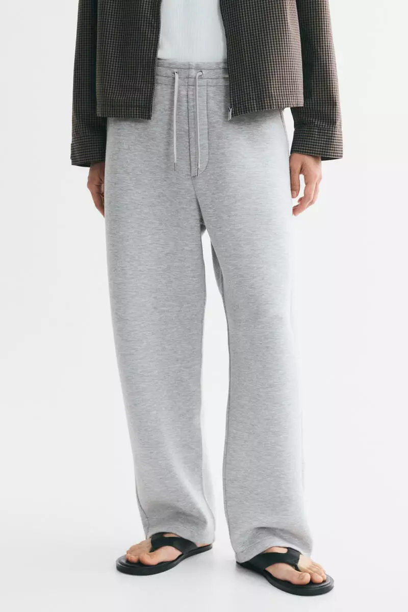 Relaxed Fit Scuba barrel joggers