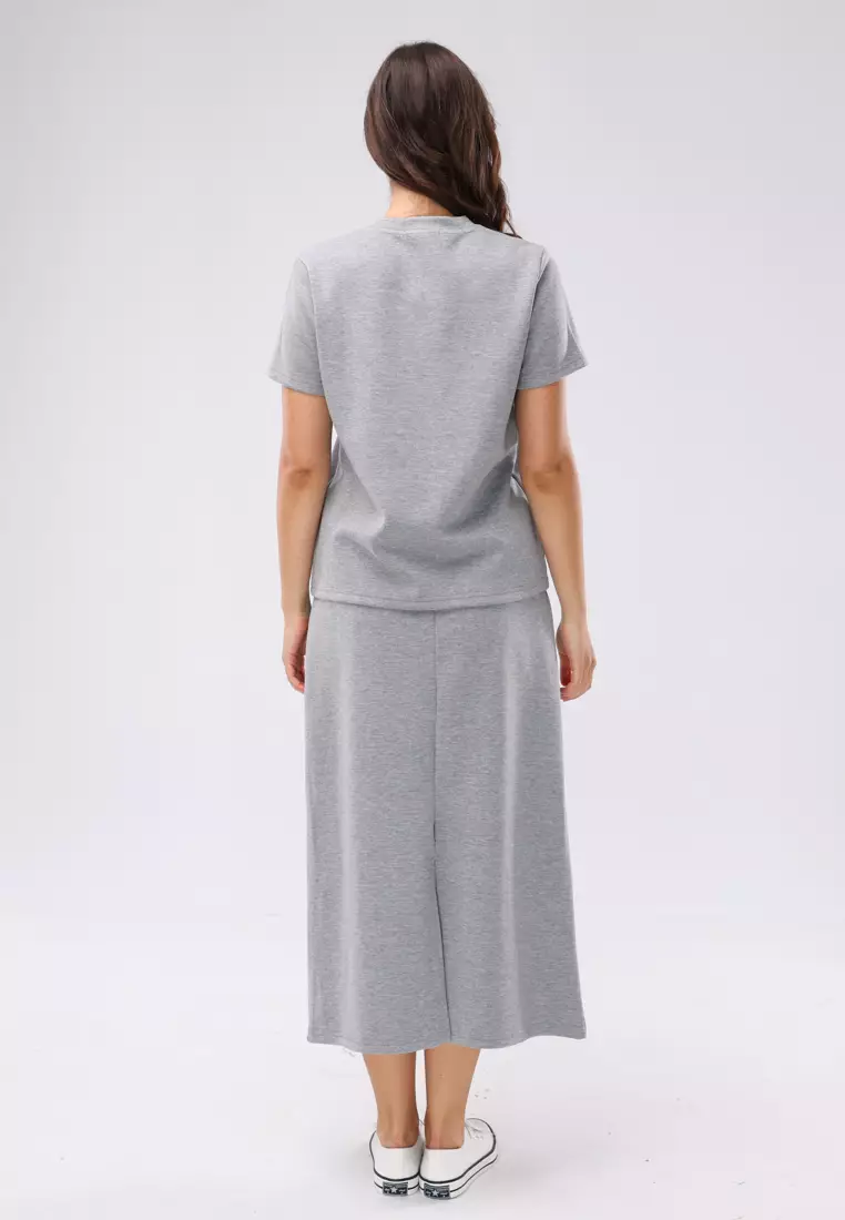 Ladies 2 In 1 Terno Blouse & Skirt