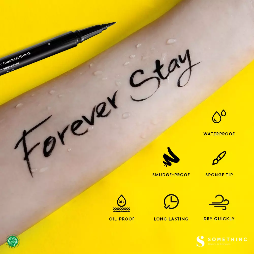 SOMETHINC FOREVER STAY Waterproof Liquid Eyeliner