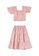 DeFacto pink Top & Dress Cotton Set 758B0KADDC441AGS_1