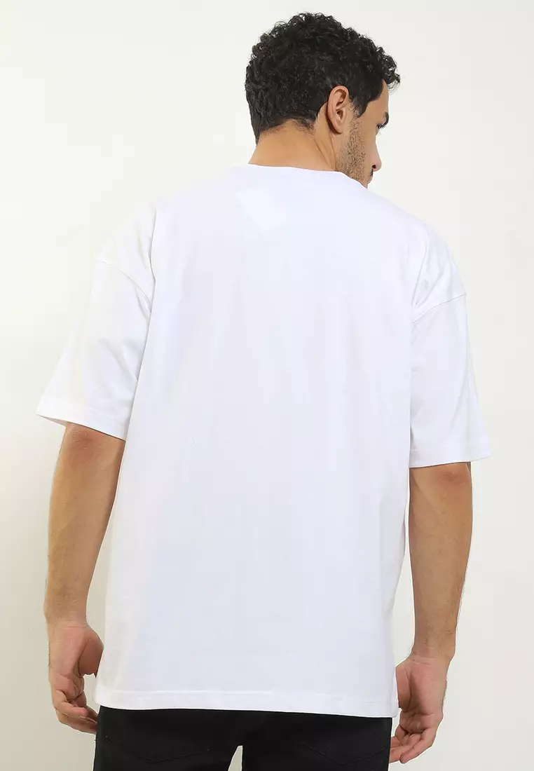 TRIPLE Oversize Tshirt (YTS 112 WHT) - White