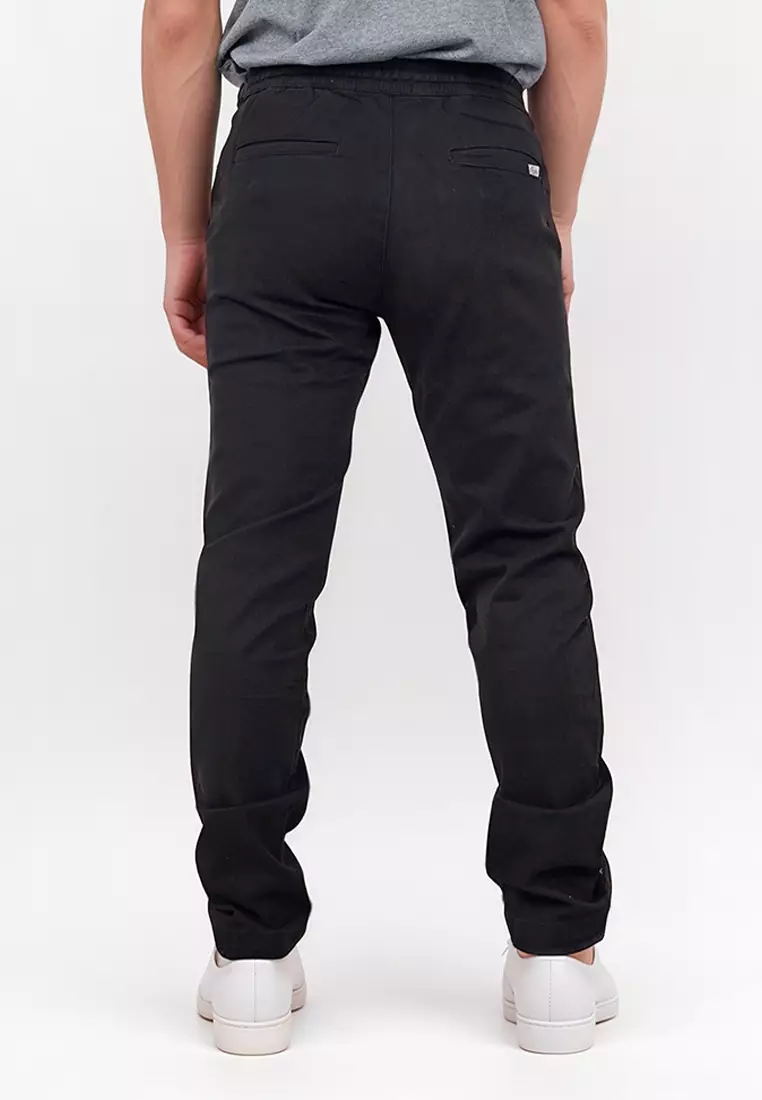 Crocodile CHIN | Men Chino Pants Activewear Celana Panjang Pria CR815 Black
