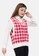 MKY CLOTHING red Big Checker Knit Vest in Red 84667AAF24C2C0GS_2
