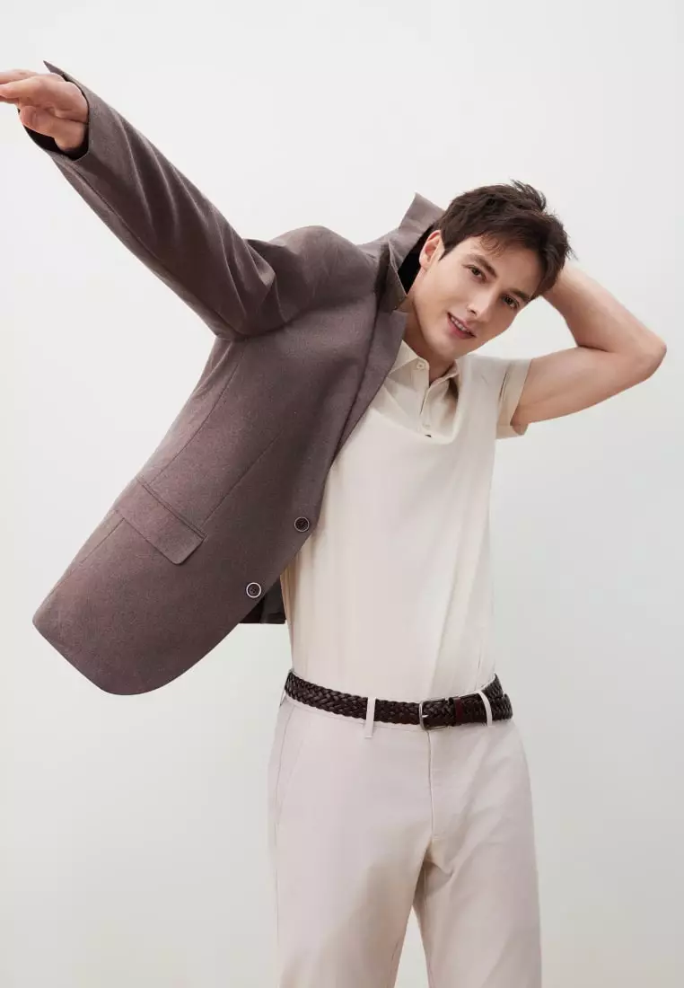 G2000 Teflon Stain-Resistant & Easy Care Smart Fit Twill Suit Blazer