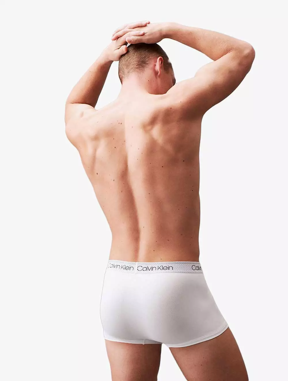 CALVIN KLEIN UNDERWEAR - MICRO STRETCH COOLING LOW RISE TRUNK - White - white