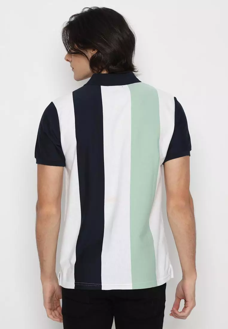 MATSUDA Kaos Polo Pria Katun Baju Cowok Kerah Kurobe