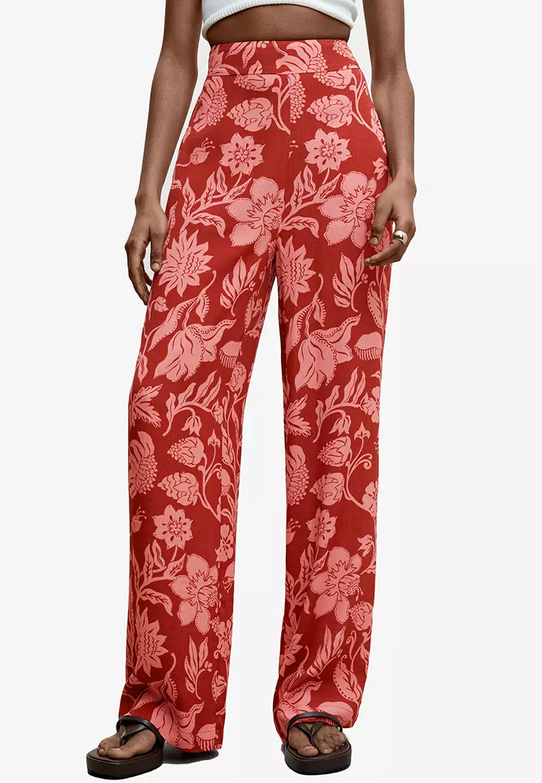 Floral Palazzo Trousers