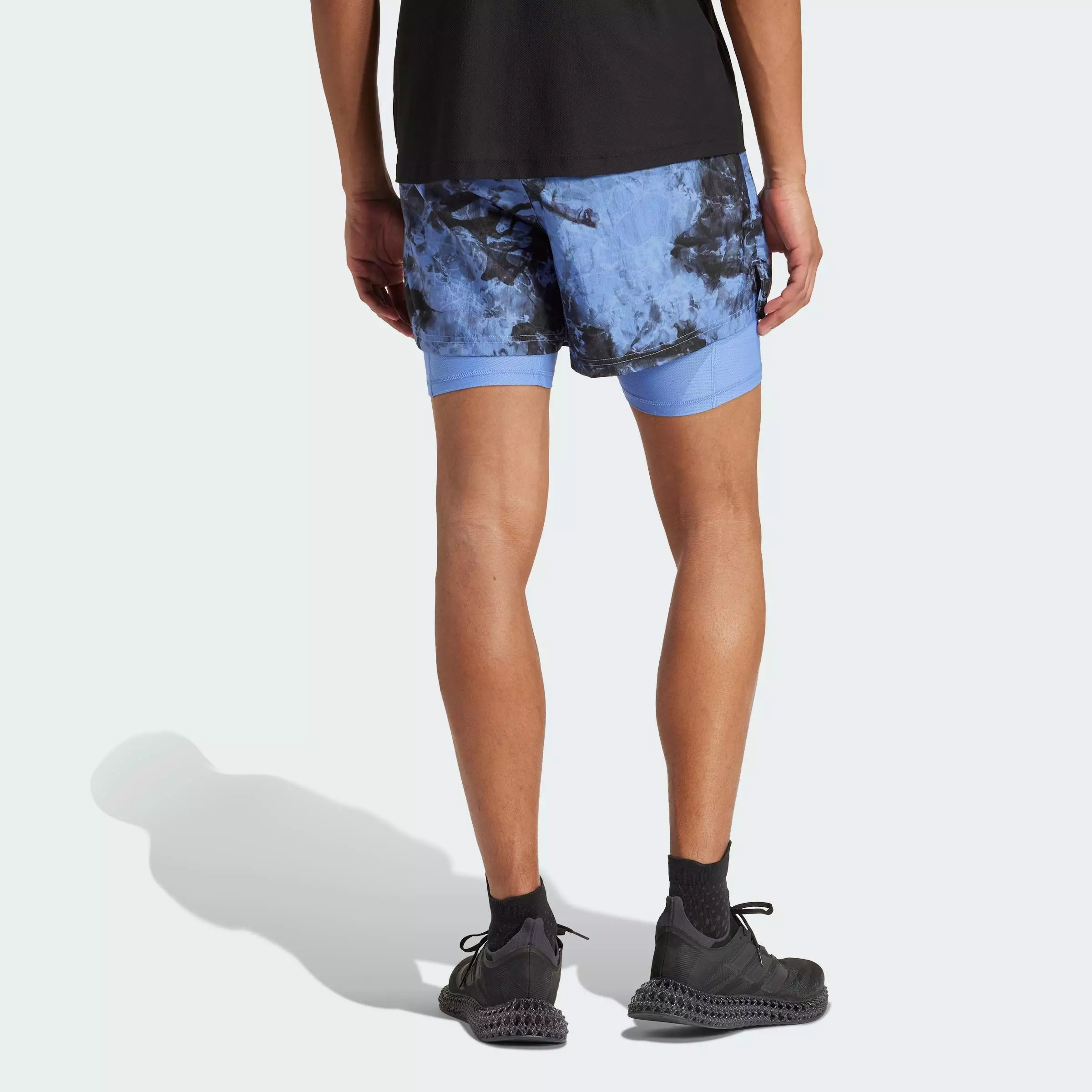 Running Own The Run Spray Dye 2-In-1 Short Men Blue JL8721