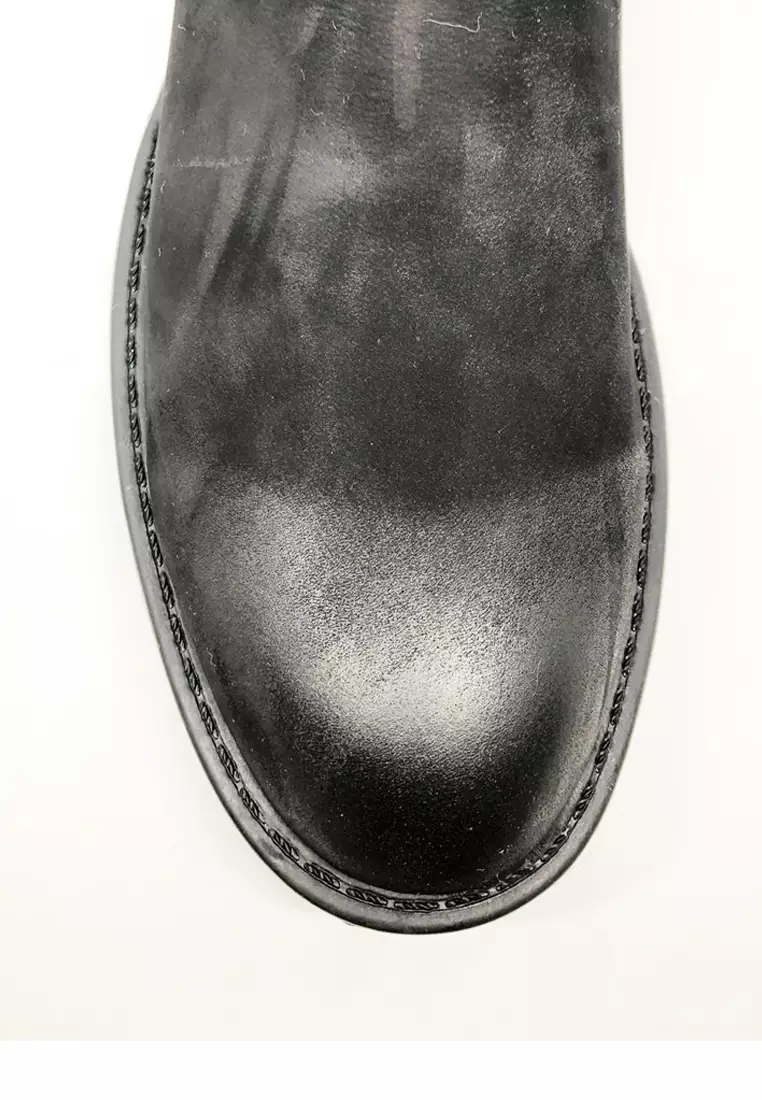 Dark Suede Chelsea boots