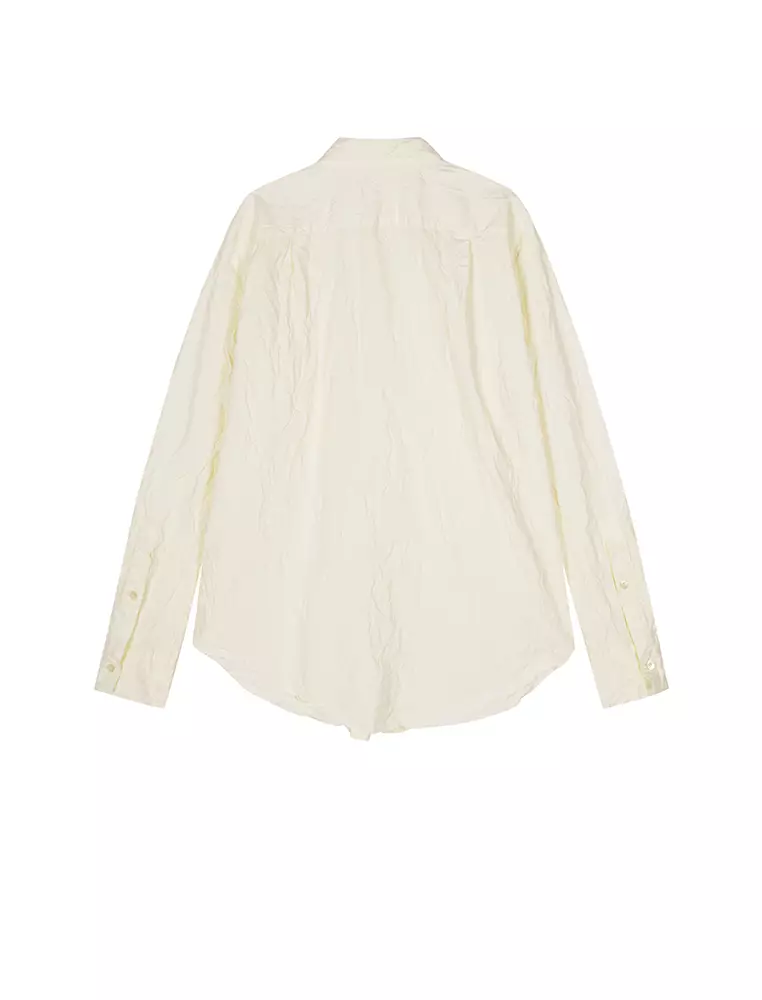 Striped Loose Fit Long Sleeve Shirt