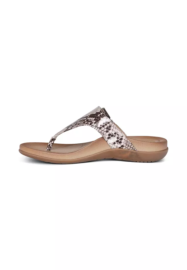 Buy Aetrex Aetrex Rita Adjustable Thong Sandal Snake 2024 Online