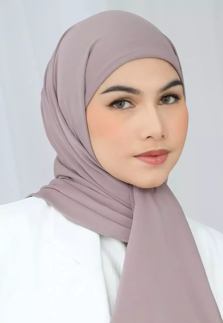 Rayna Instan Jersey (Hijab Instan Jersey) Grey Cream
