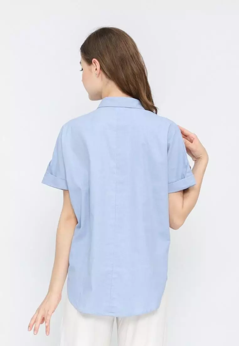 Urban Exchange Kemeja  Alisha Blue R5