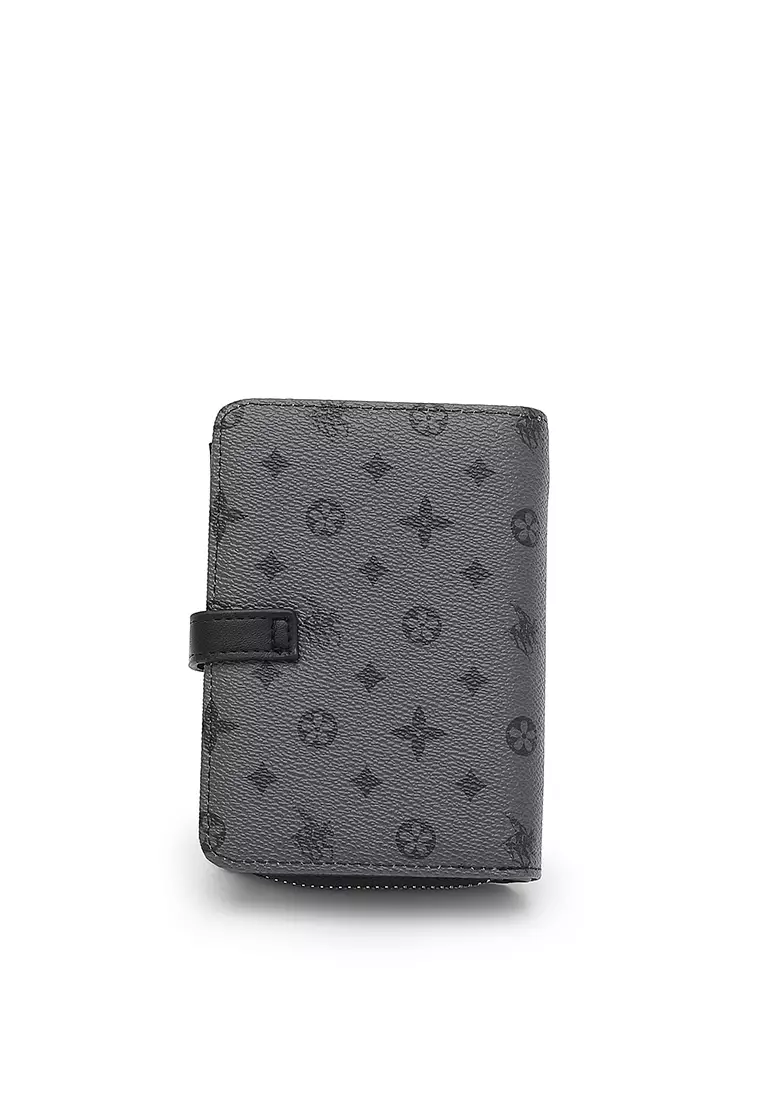 Women's Monogram Purse / Wallet - Black