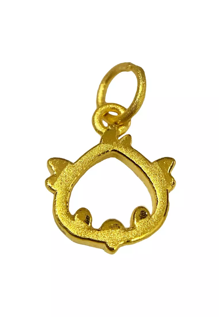 Buy LITZ LITZ 999 24K Gold Zodiac Chicken Pendant