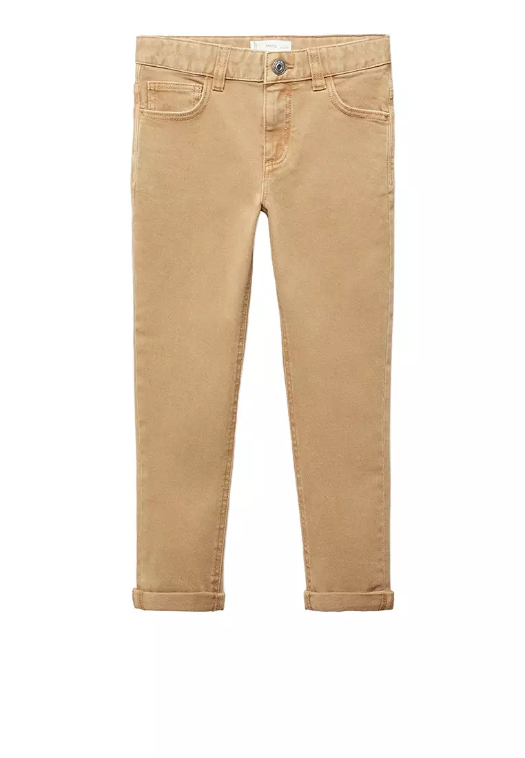 Straight Cotton Trousers