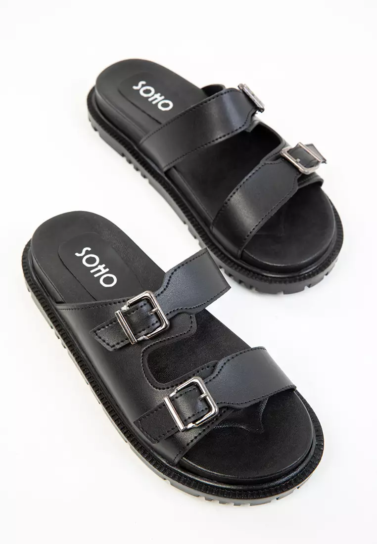 Black Women's Slipper 19193