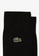 Lacoste black Unisex High-Cut Cotton Pique Socks Three-Pack 629B9AA10DD073GS_2
