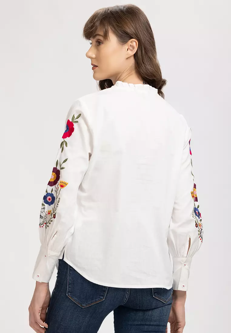 White smart clearance casual shirt