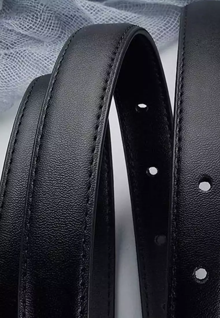 Slim Cowhide Belt