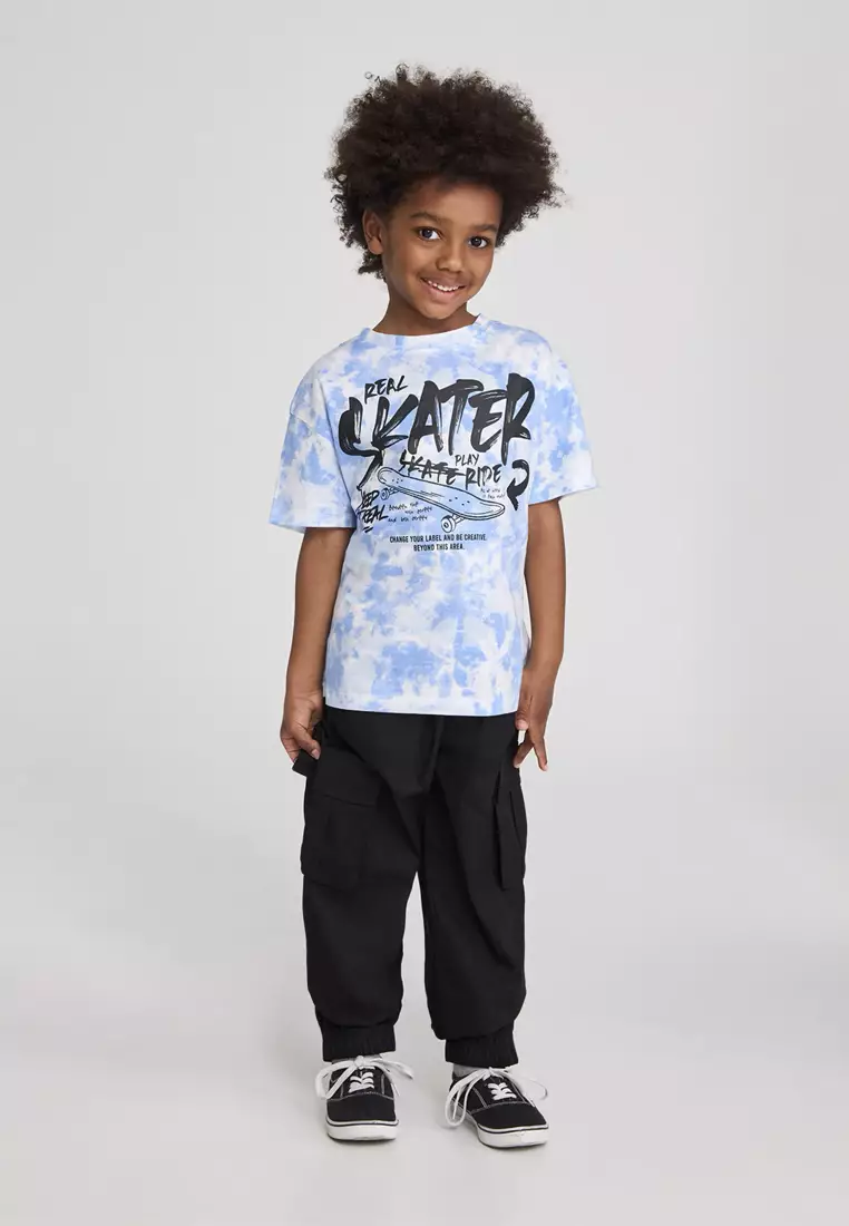 Crew Neck Short Sleeve T-Shirt for Boys