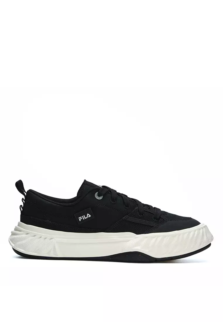 Fila black discount canvas shoes