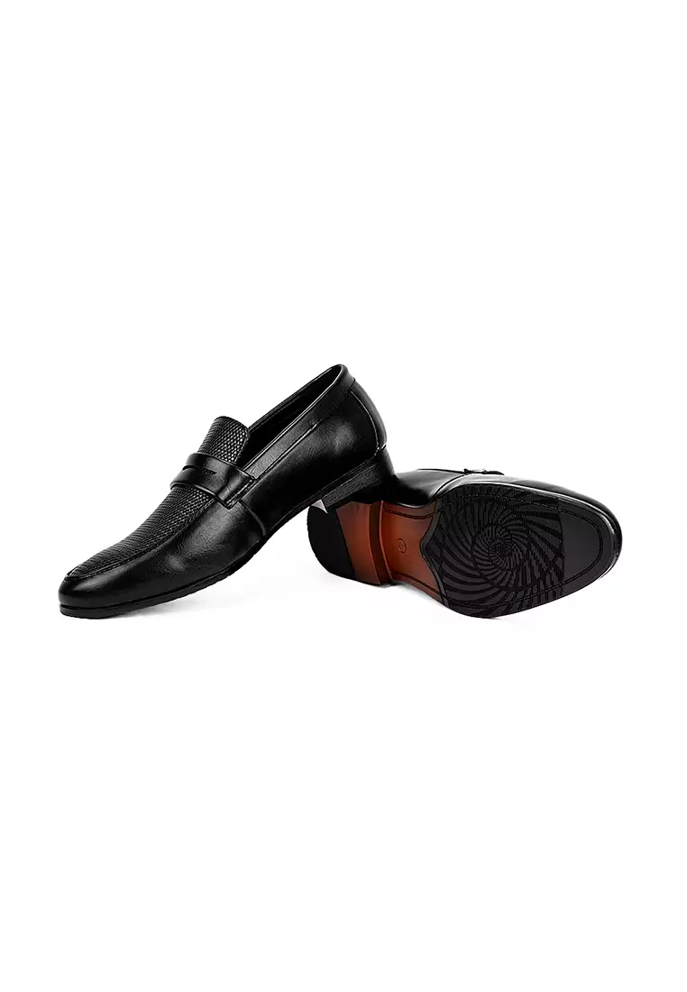 Men's Formal Slip On Shoes MW 22278 Black C17