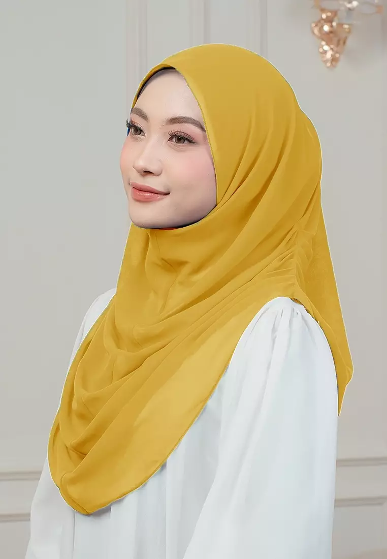 HIJAB INSTAN AURORA - HOT MUSTARD