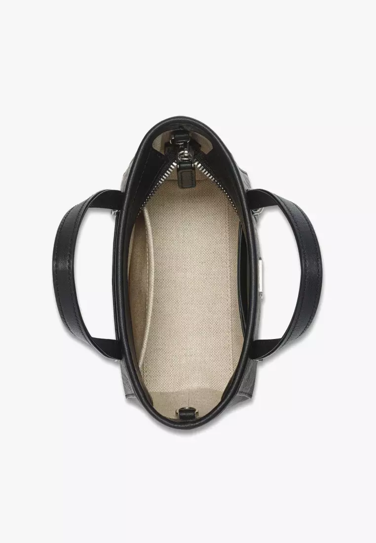 Toni Top-Zip Shopper in Visetos