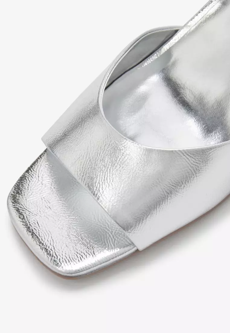 Next silver sandals sale sale