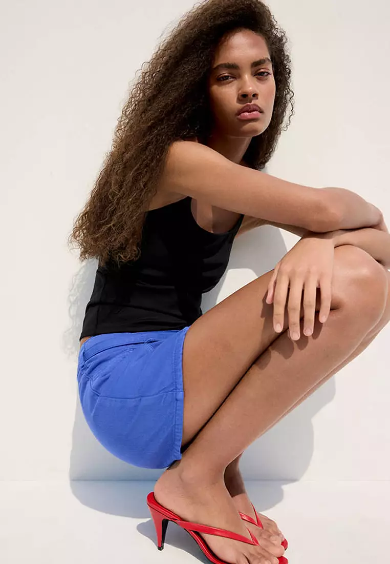Fitted Top With Thin Straps