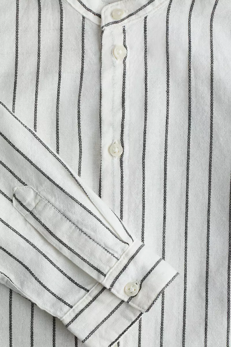 Cotton grandad shirt