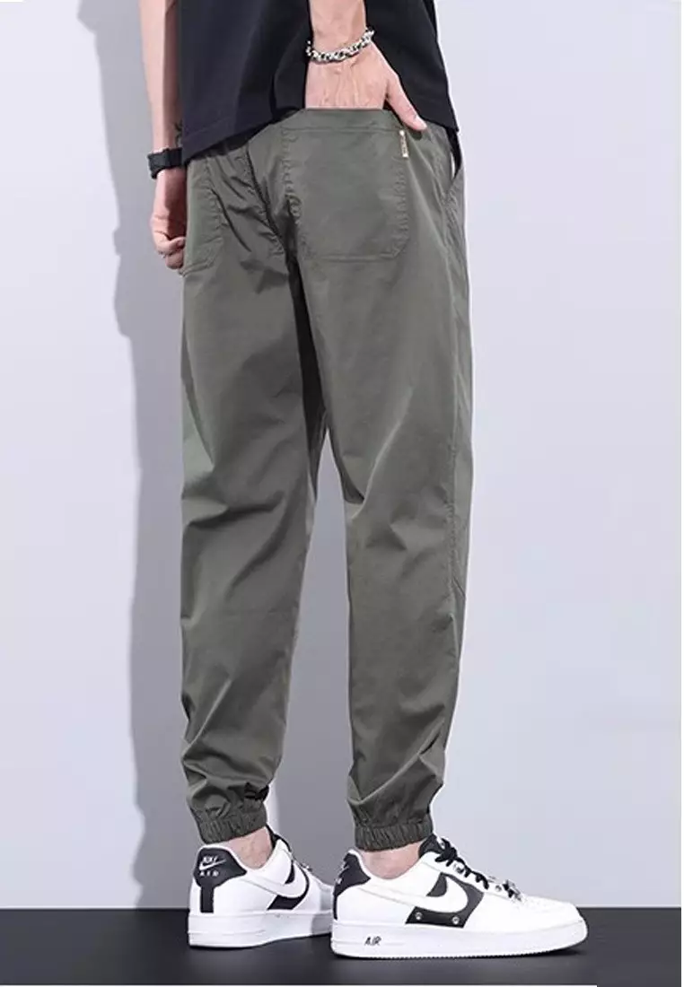 Drawstring Casual Jogger Pants