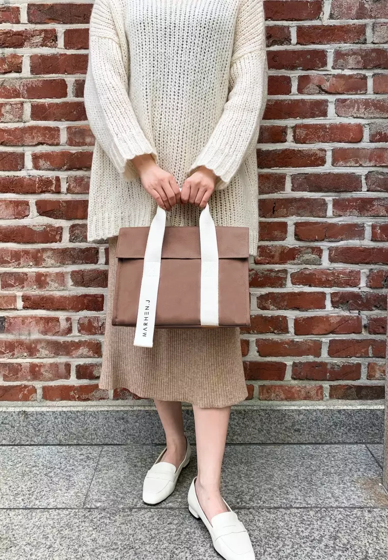 ROY MINI Canvas Crossbody Bag Sand Beige