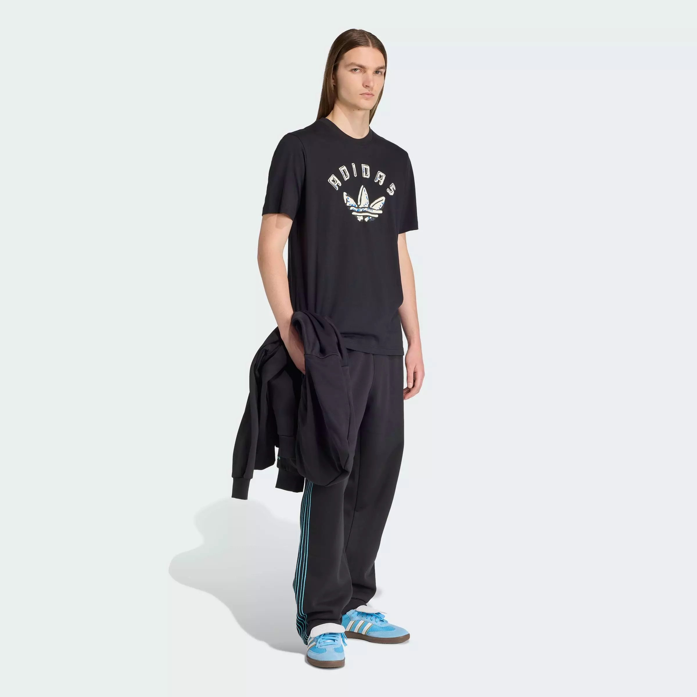 Lifestyle Graphic Tee Men Black JX3090