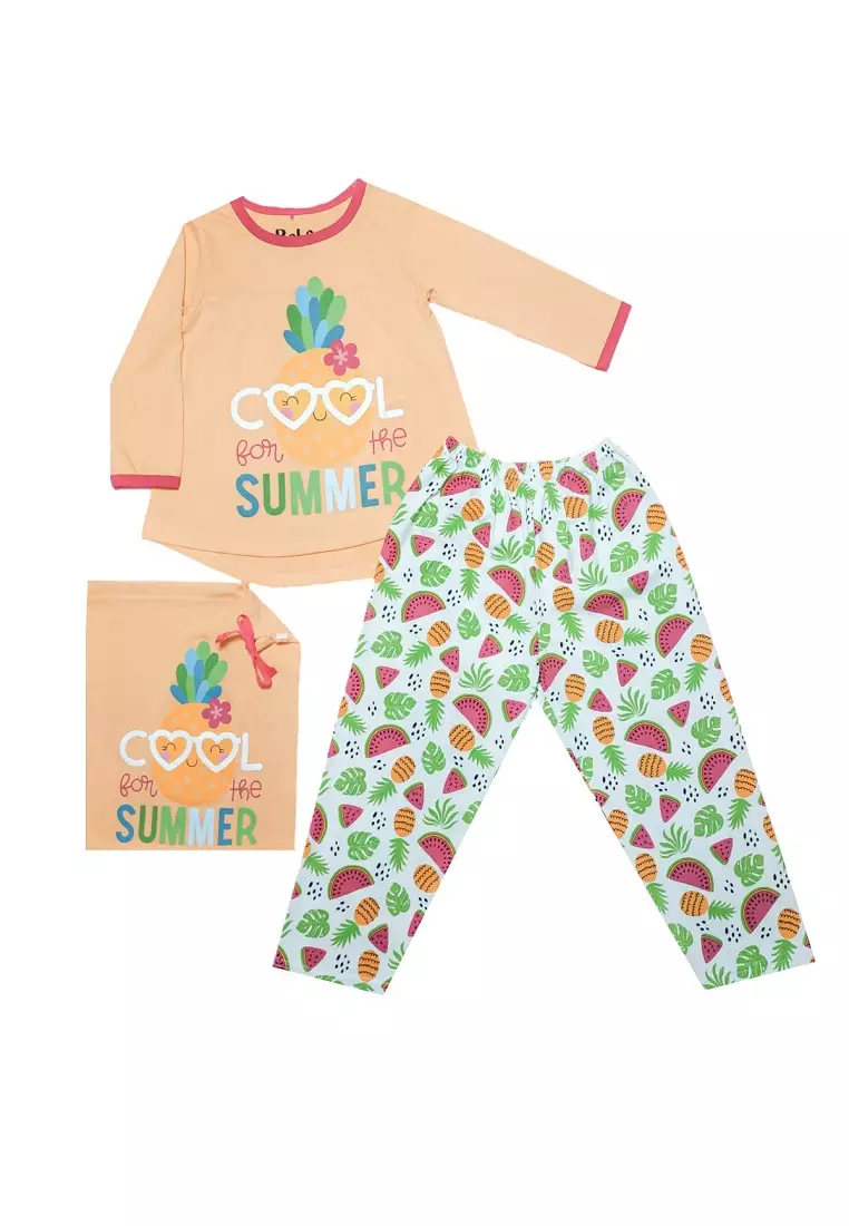 Boboo Boboo Summer Cool Kids Long Sleeves Cotton Pyjamas Set 2024 | Buy ...