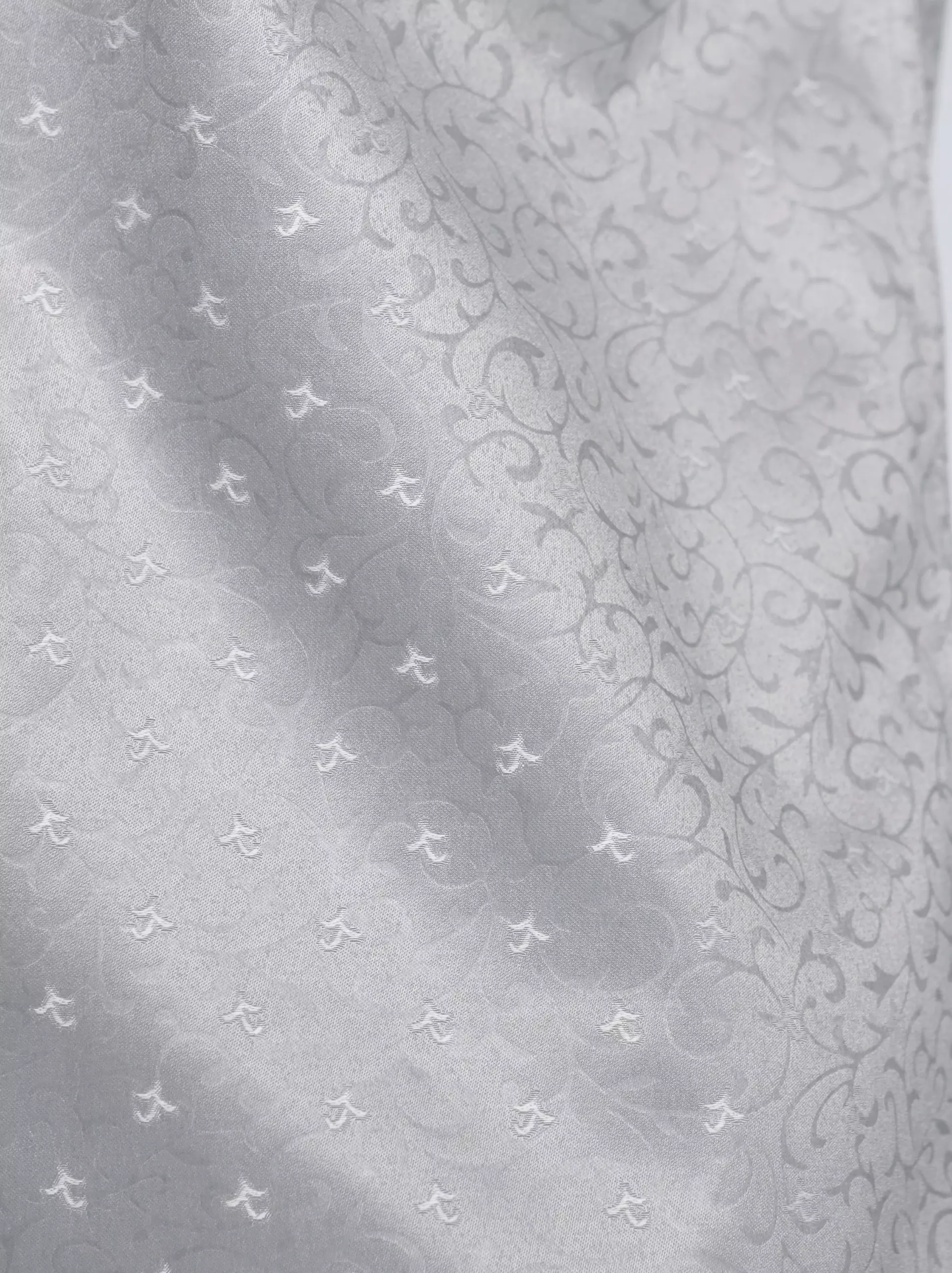 Casella Baju Koko Pria Lengan Panjang Kombinasi Batik Jeddah Design 9925 Silver