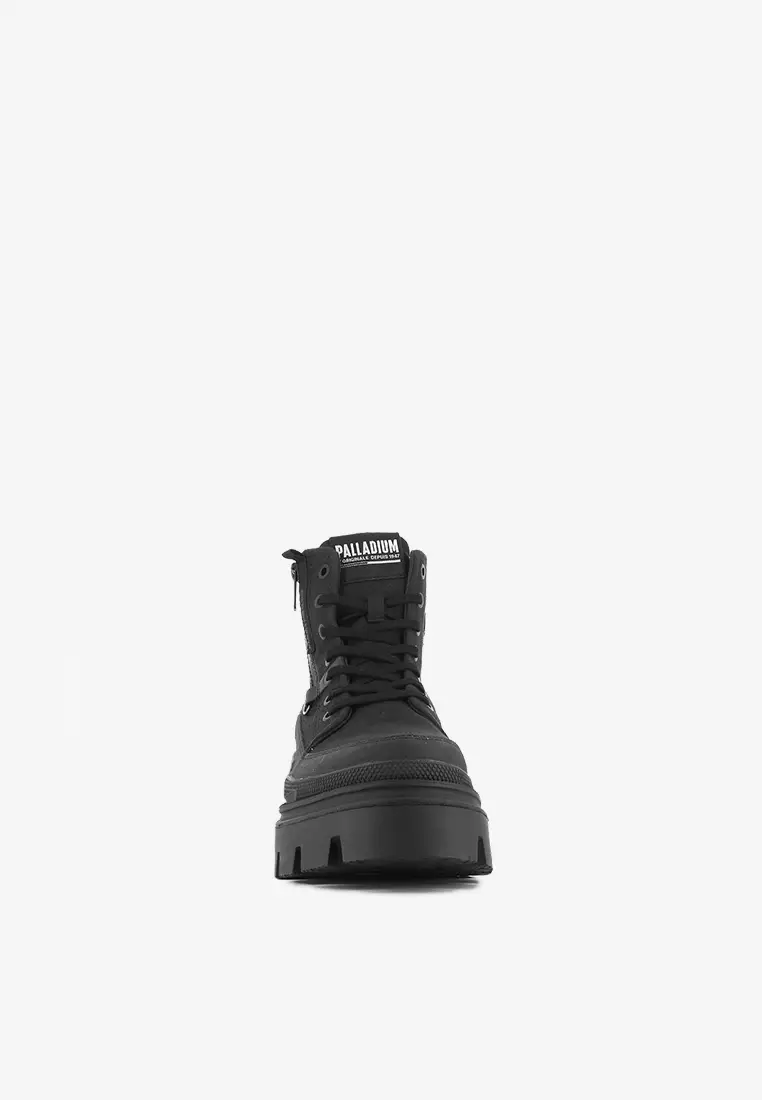 Palladium Pallasquad, Ankle Boot Donna, Nero, 37 EU