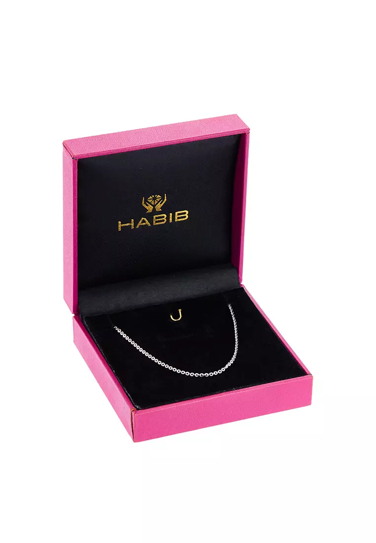 HABIB 750/18K White Gold Necklace RSBD0504 (045)