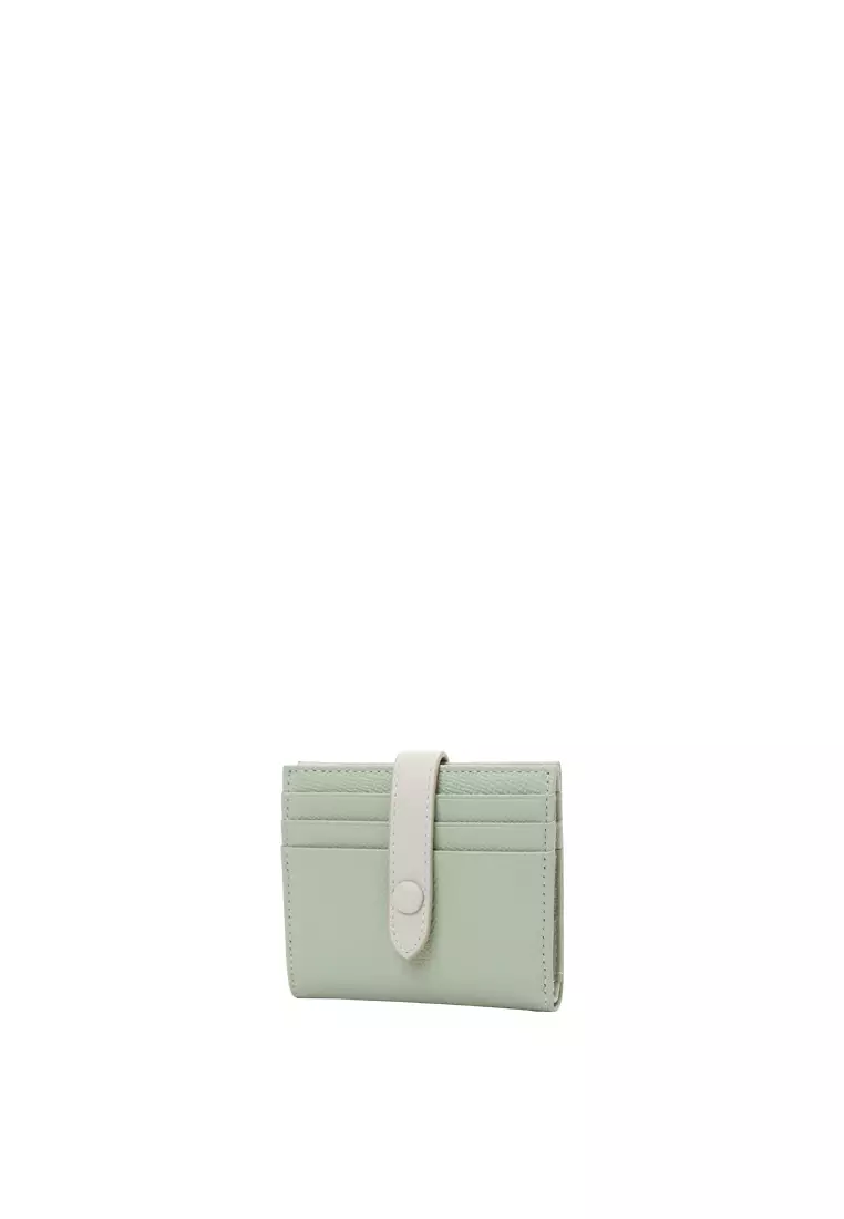 Snap Button Wallet - Mint
