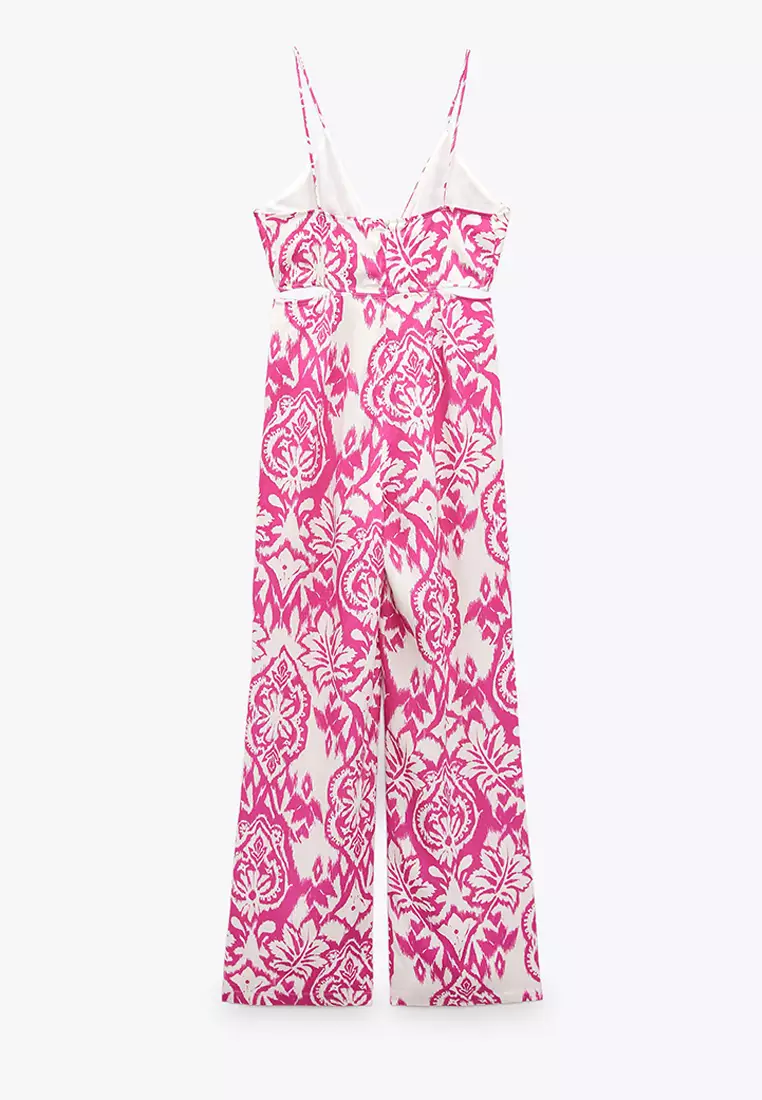 ZARA Printed Jumpsuit 2025 | Buy ZARA Online | ZALORA Hong Kong