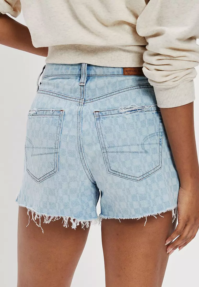 Womens denim sale boyfriend shorts