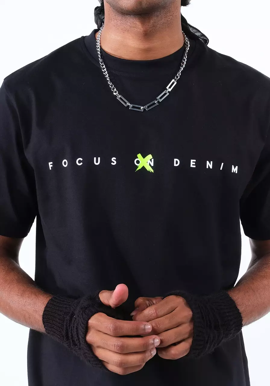 Kaos Pria Regular Opium Black