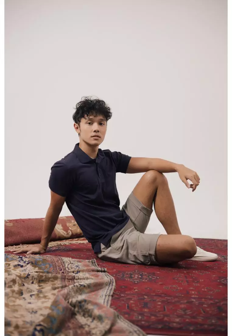 POLICE Polo Shirt Krah Polos Pria 207200171